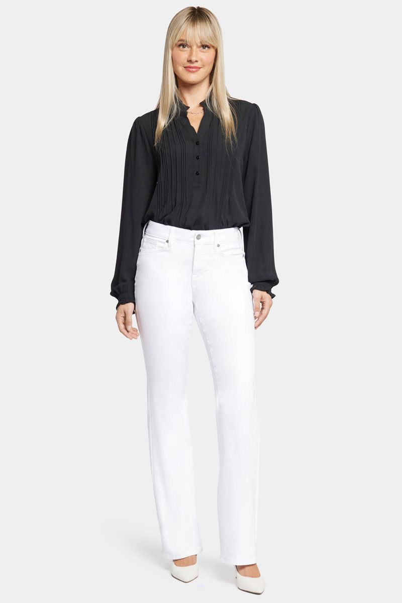 White Women\'s NYDJ Blake Slim Flared Jeans | NZ 072UJFIXV