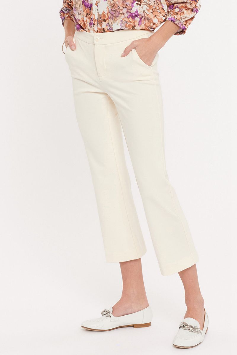 White Women's NYDJ Bootcut Crop Pants | NZ 921RNHFXA