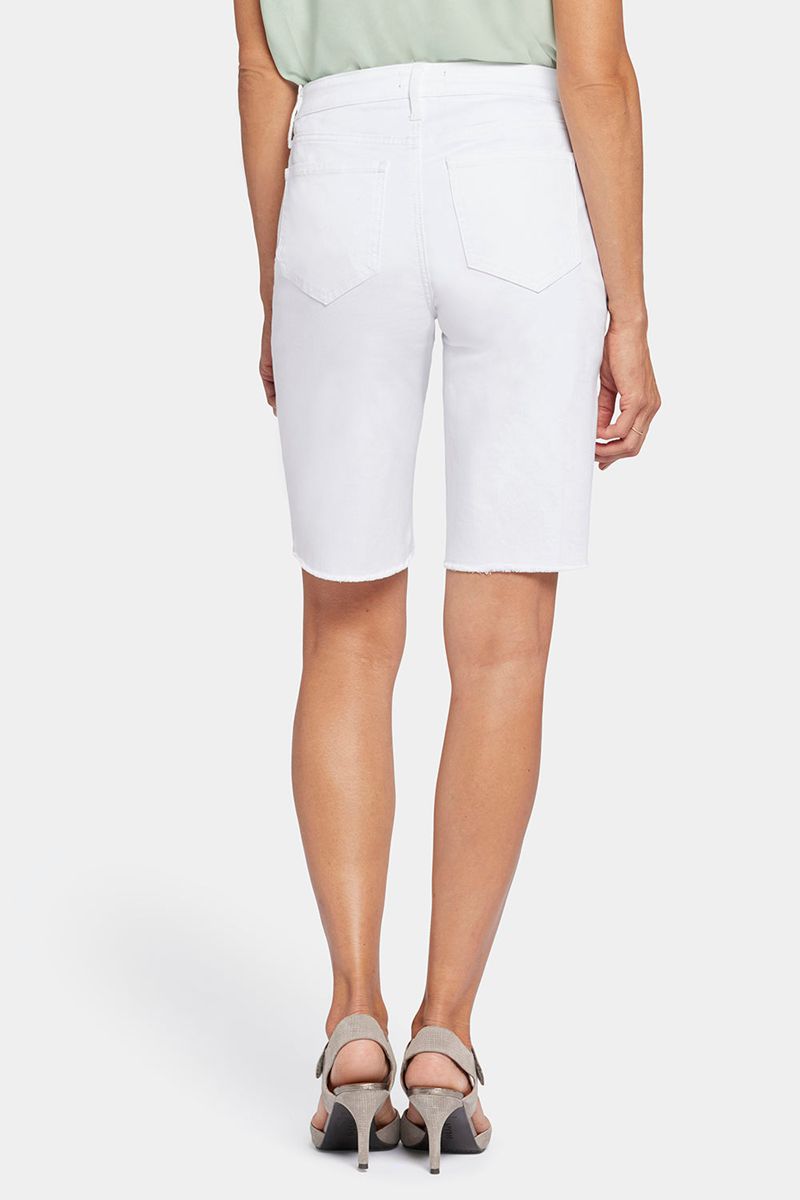 White Women's NYDJ Boyfriend Shorts | NZ 931XJOGCH