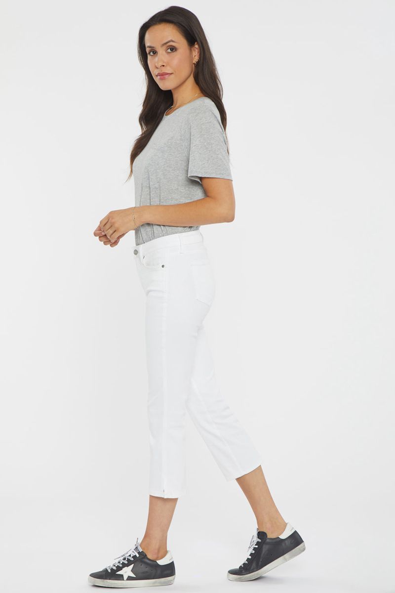 White Women's NYDJ Chloe Capri Jeans | NZ 572UCMIBG