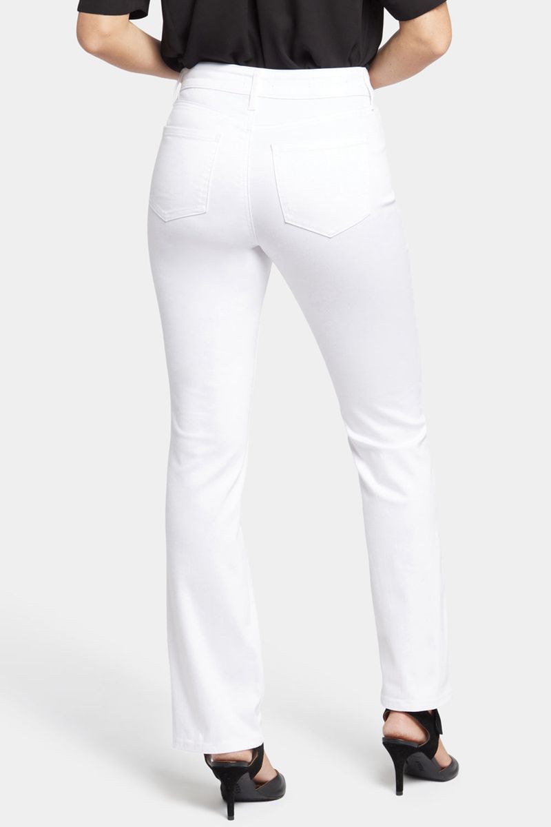 White Women's NYDJ Ellison Straight Jeans | NZ 689IHFYAR