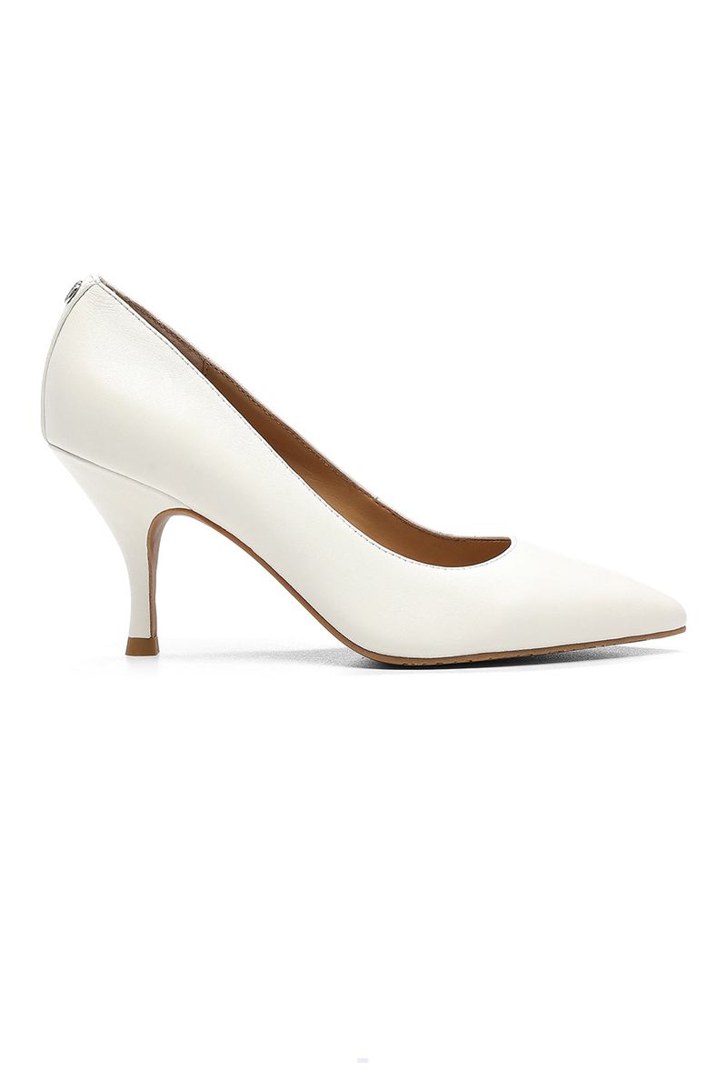 White Women's NYDJ Evie Pumps | NZ 380NQSTEF