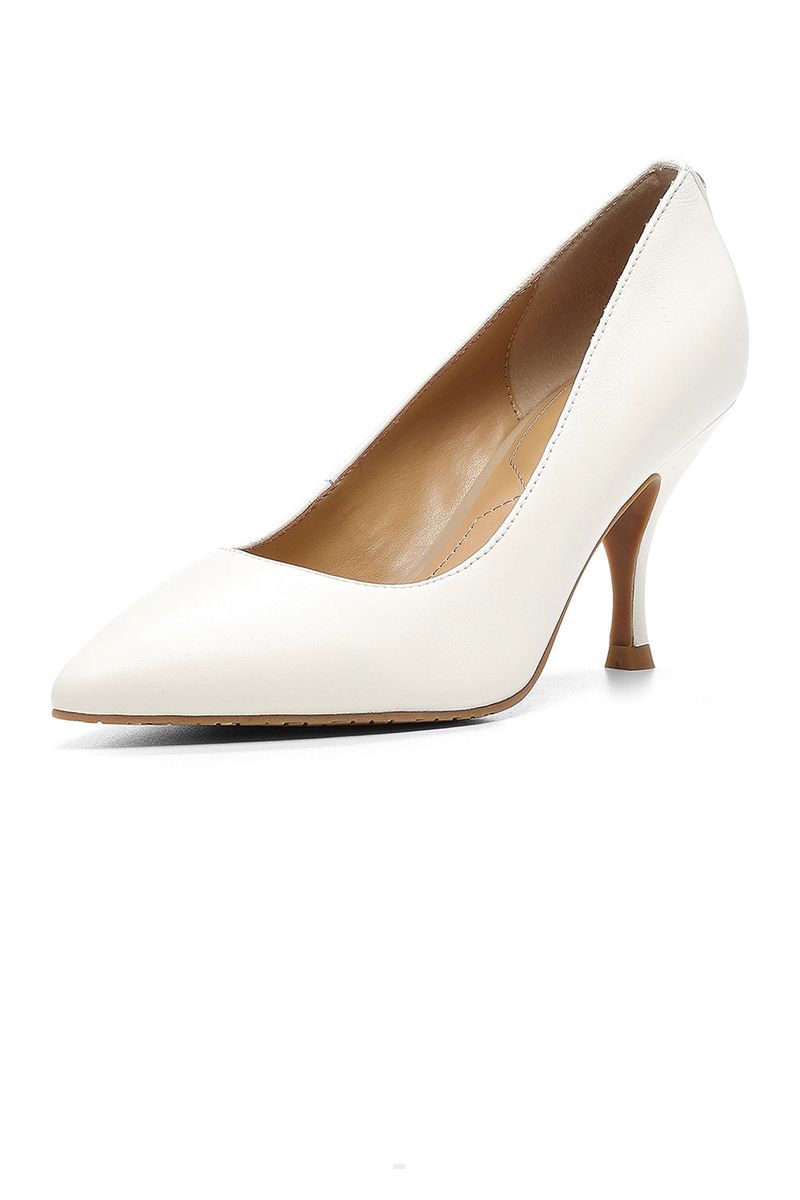 White Women's NYDJ Evie Pumps | NZ 380NQSTEF