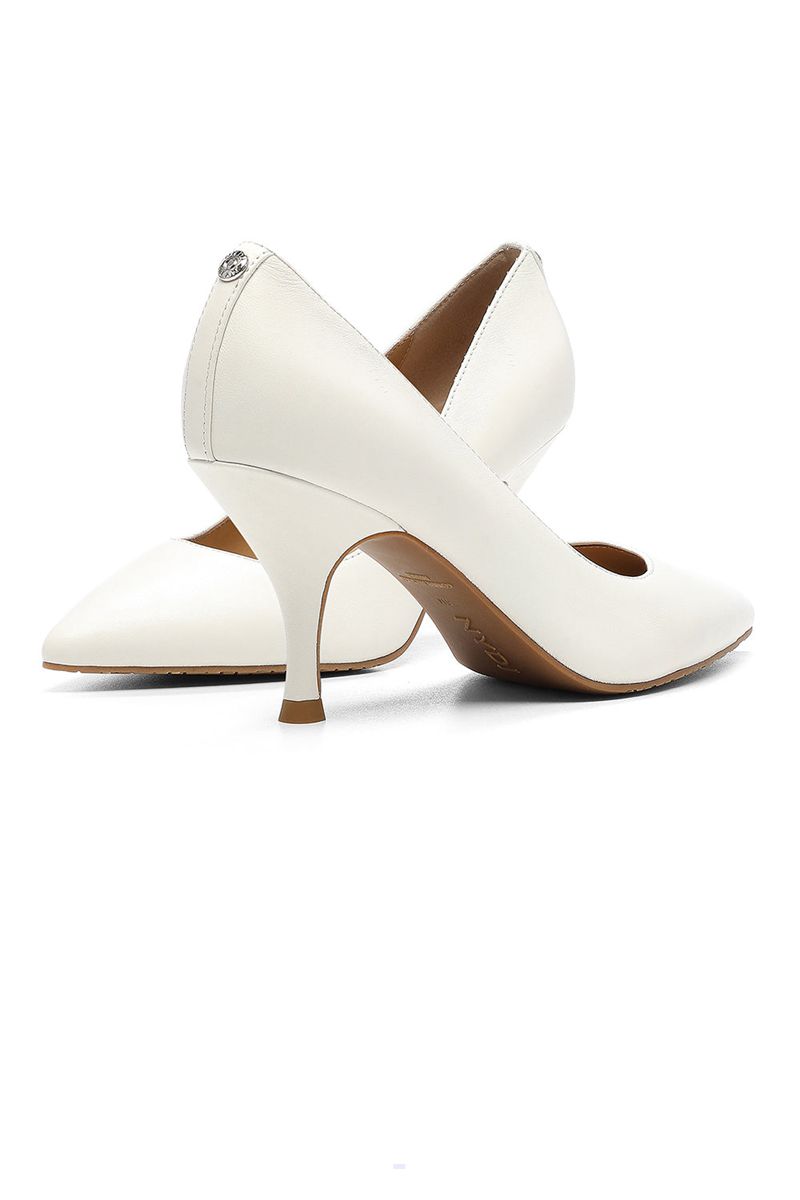 White Women's NYDJ Evie Pumps | NZ 380NQSTEF