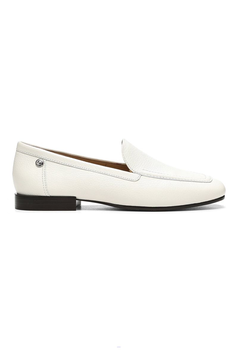 White Women's NYDJ Lynn Slip-On Loafers | NZ 298TEXORN