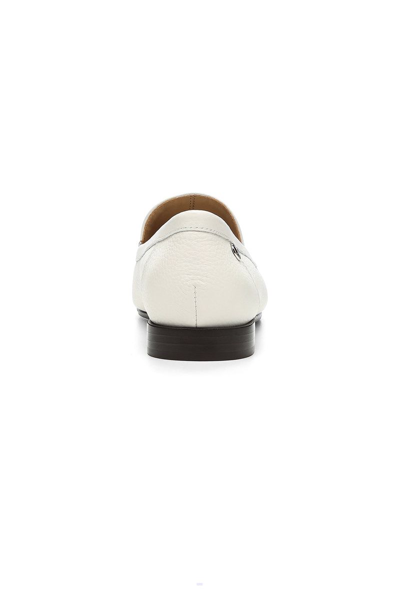 White Women's NYDJ Lynn Slip-On Loafers | NZ 298TEXORN