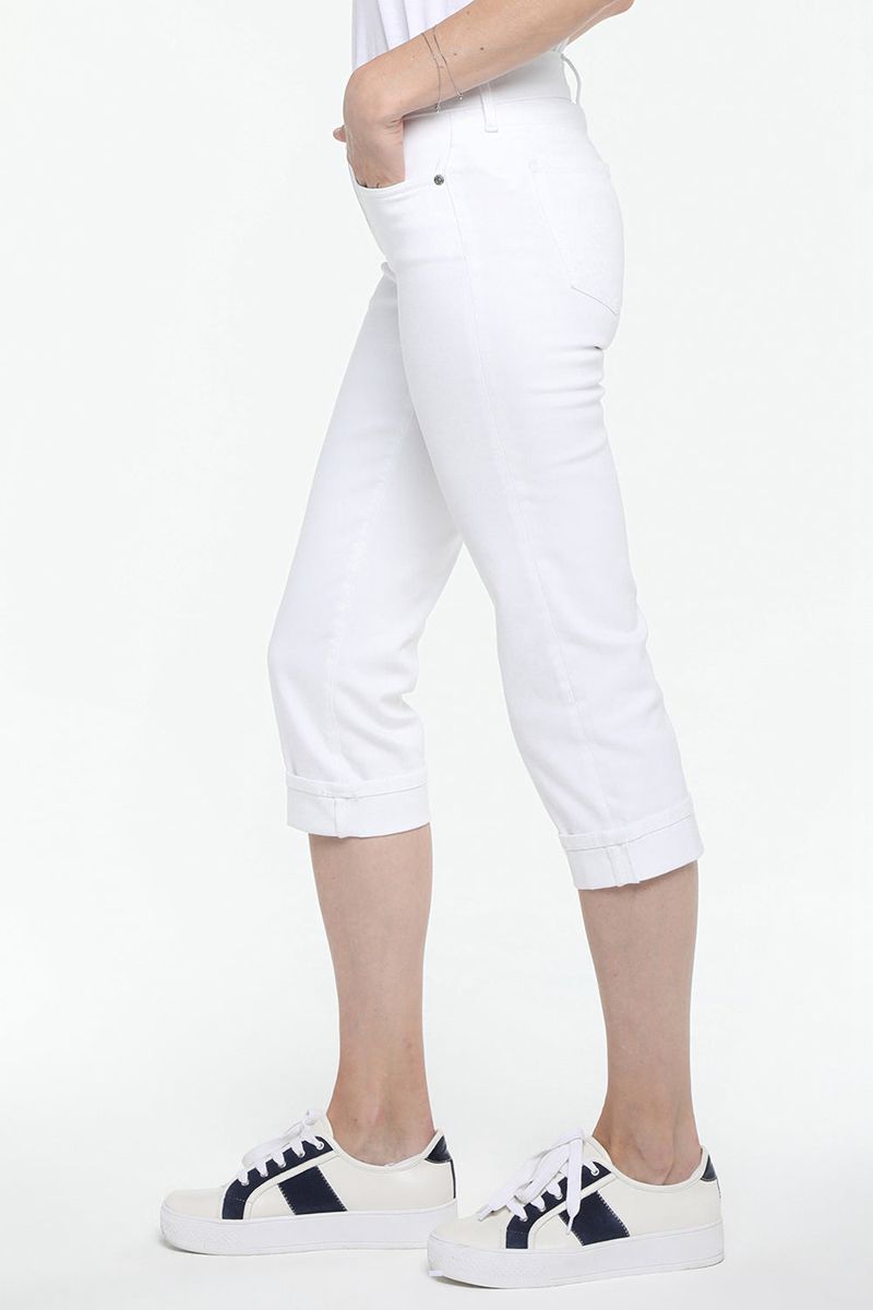 White Women's NYDJ Marilyn Straight Crop Jeans | NZ 095JZODLW