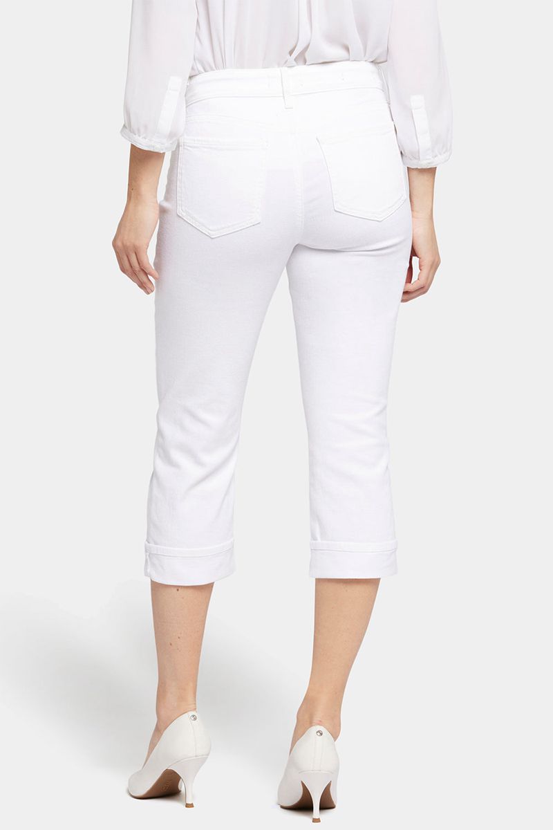 White Women's NYDJ Marilyn Straight Crop Jeans | NZ 821EAPZGY