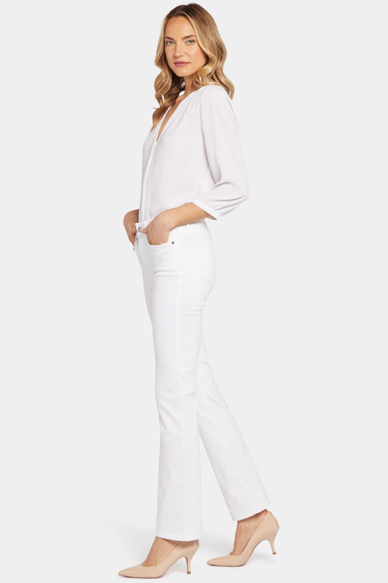 White Women's NYDJ Marilyn Straight Jeans | NZ 640STAHWM