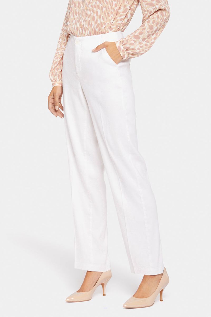 White Women's NYDJ Marilyn Straight Pants | NZ 928RIKPDB