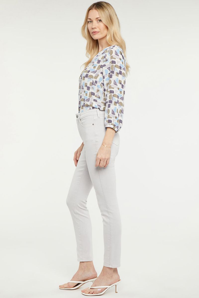 White Women's NYDJ Petite Ami Skinny Ankle Jeans | NZ 903EWBTSU