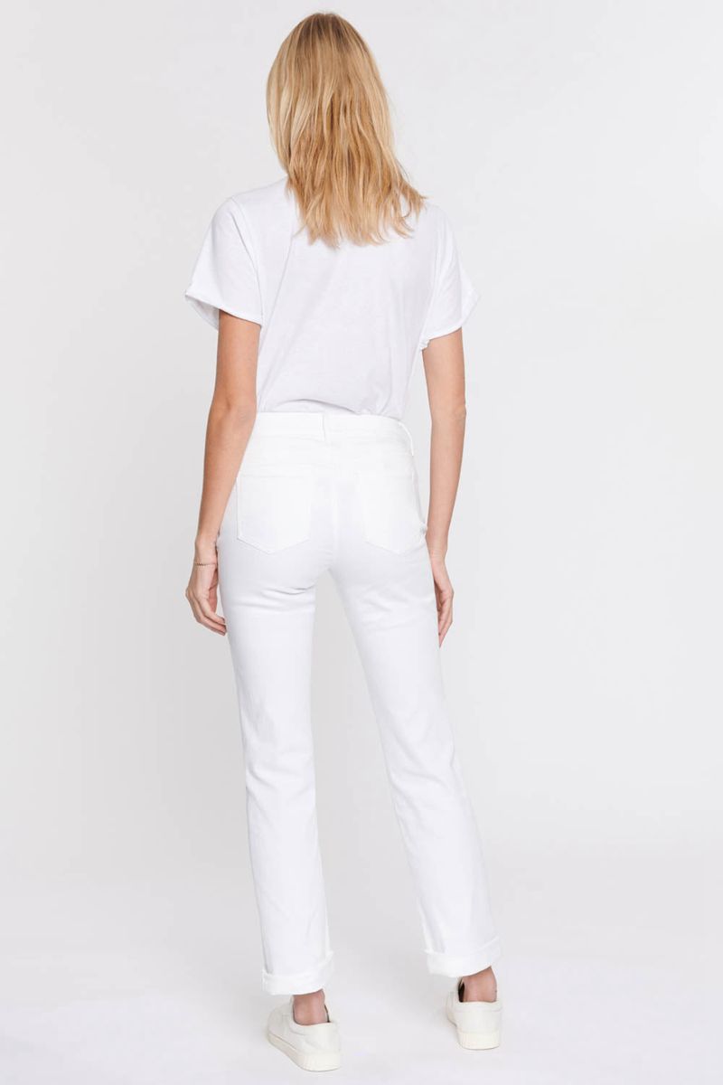 White Women's NYDJ Petite Marilyn Straight Ankle Jeans | NZ 524DAGVYS