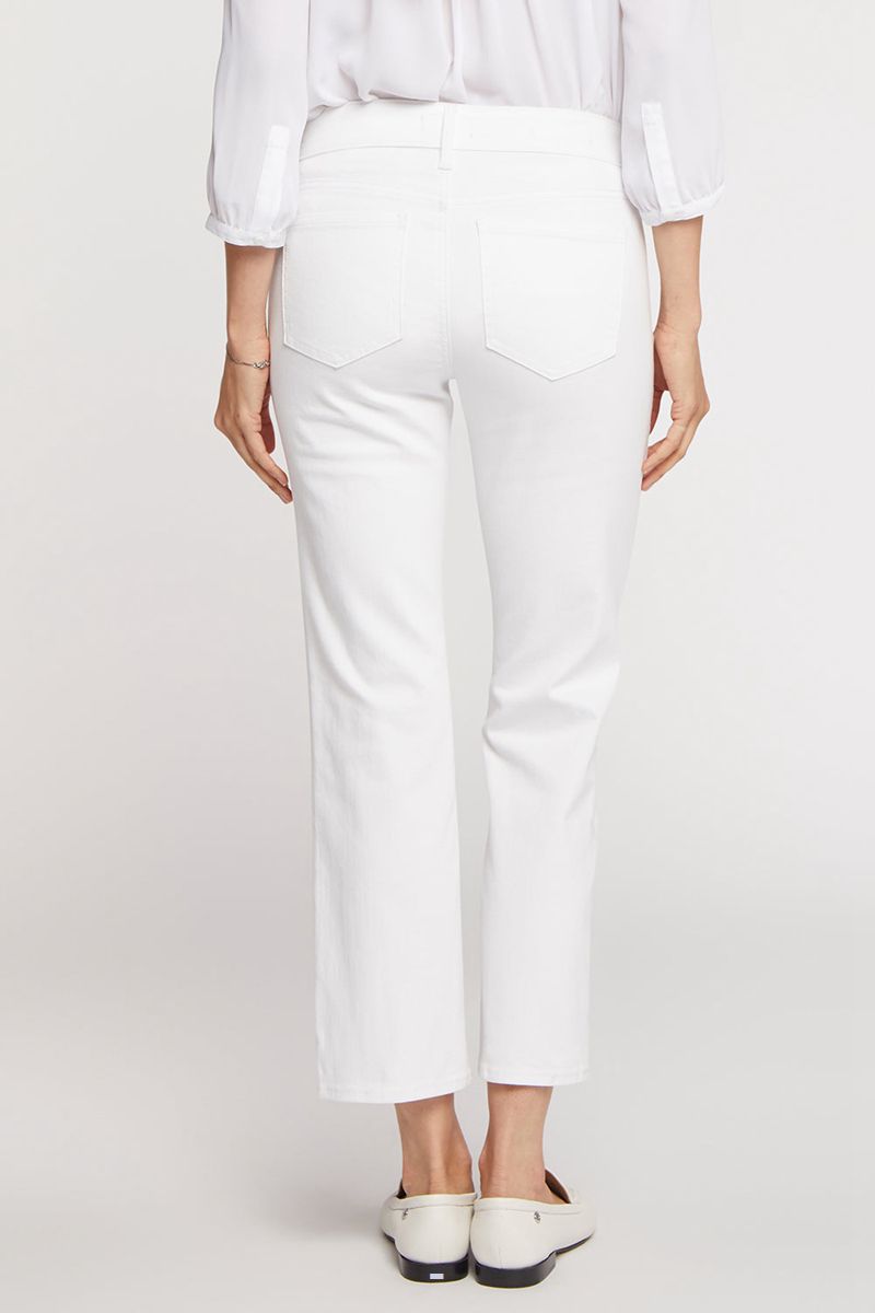 White Women's NYDJ Petite Marilyn Straight Ankle Jeans | NZ 601NJGPSD