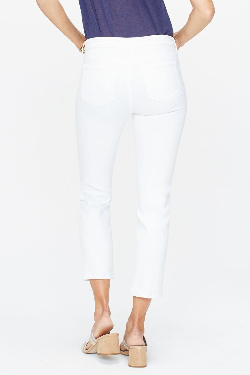 White Women's NYDJ Petite Sheri Slim Ankle Jeans | NZ 756FNTEVW