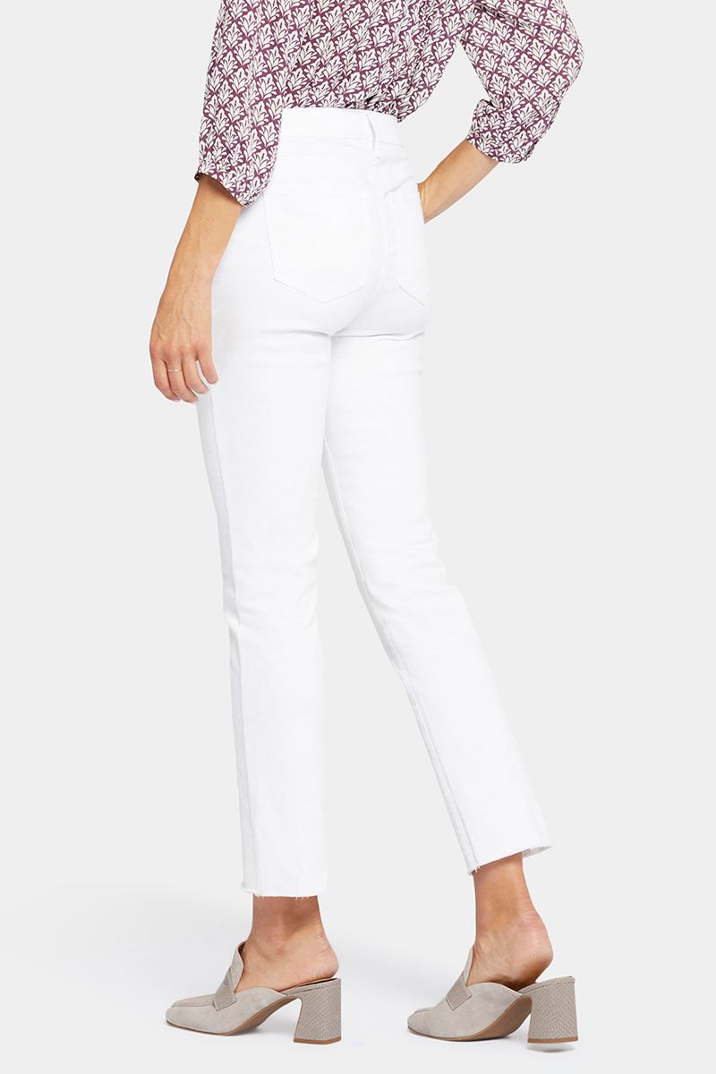 White Women's NYDJ Petite Sheri Slim Ankle Jeans | NZ 821MXOIKE