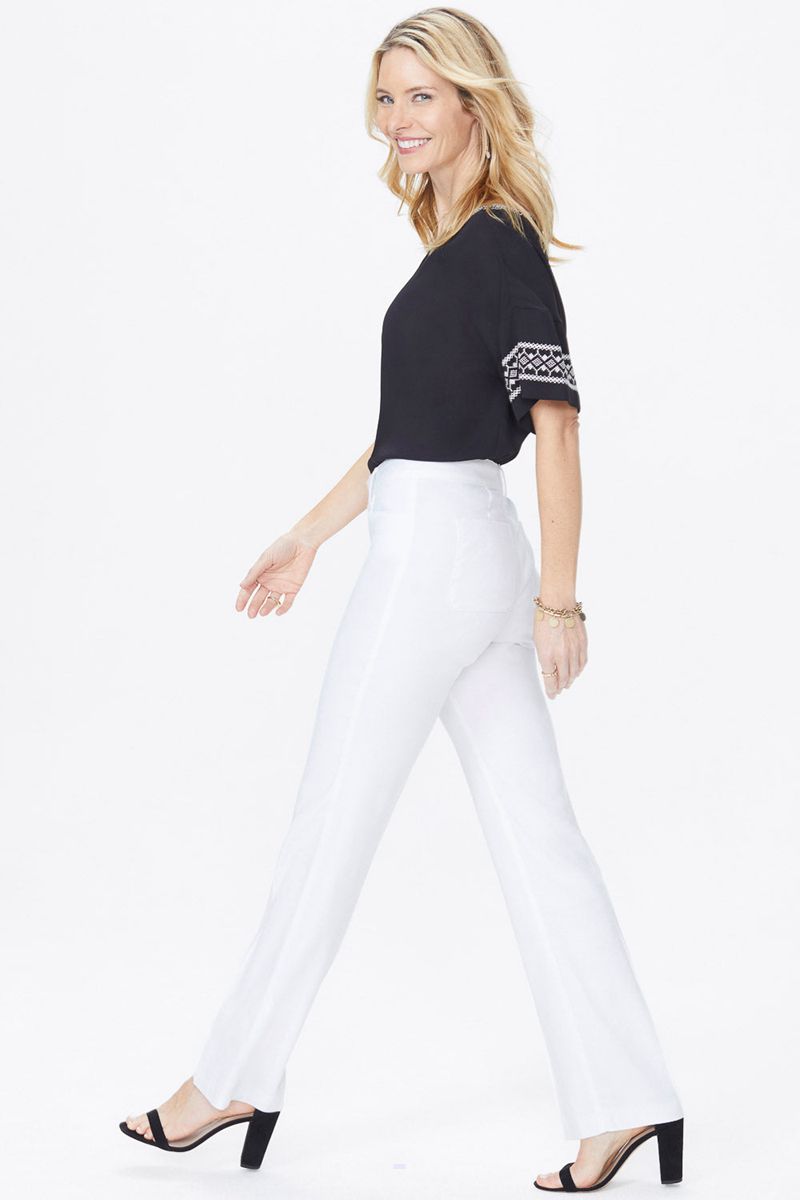 White Women\'s NYDJ Petite Trouser Pants | NZ 278PFBVKT