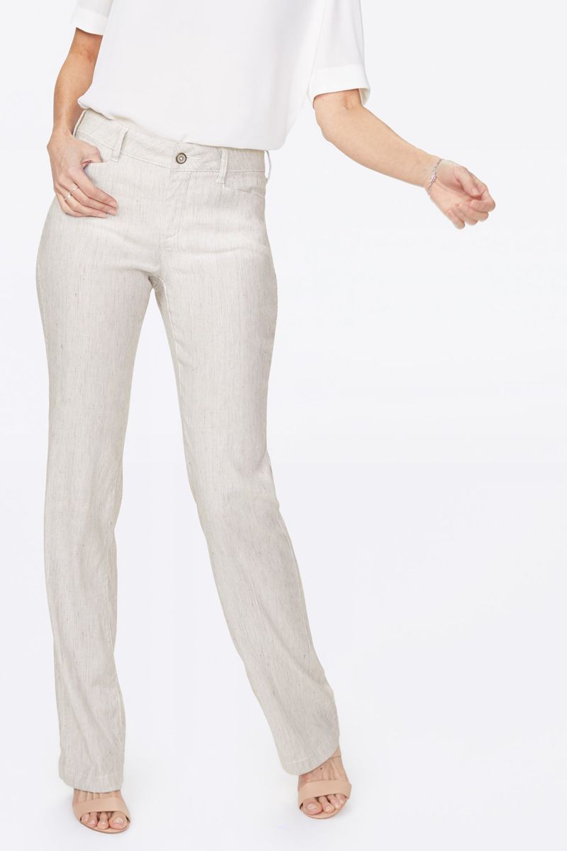 White Women's NYDJ Petite Trouser Pants | NZ 649URQHJC