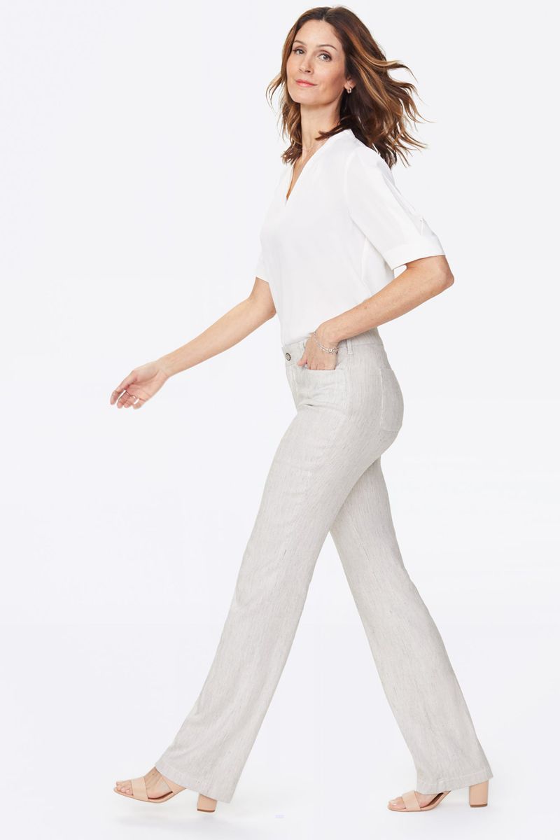 White Women's NYDJ Petite Trouser Pants | NZ 649URQHJC