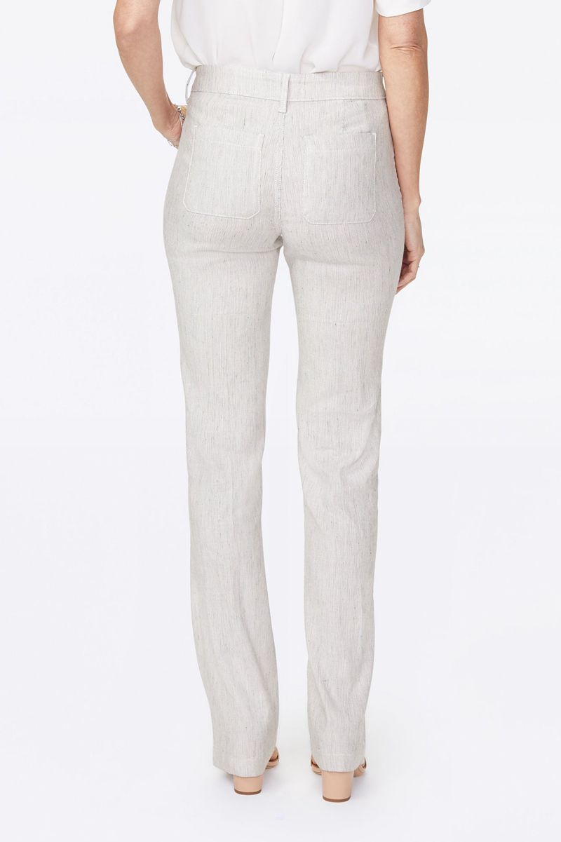 White Women's NYDJ Petite Trouser Pants | NZ 649URQHJC