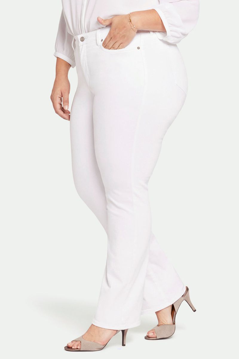 White Women's NYDJ Plus Barbara Bootcut Jeans | NZ 465DGZMNF