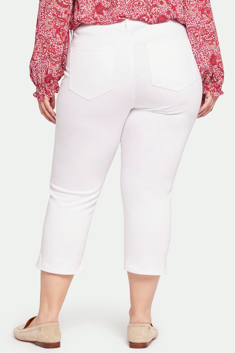 White Women's NYDJ Plus Chloe Capri Jeans | NZ 341MIOXVR