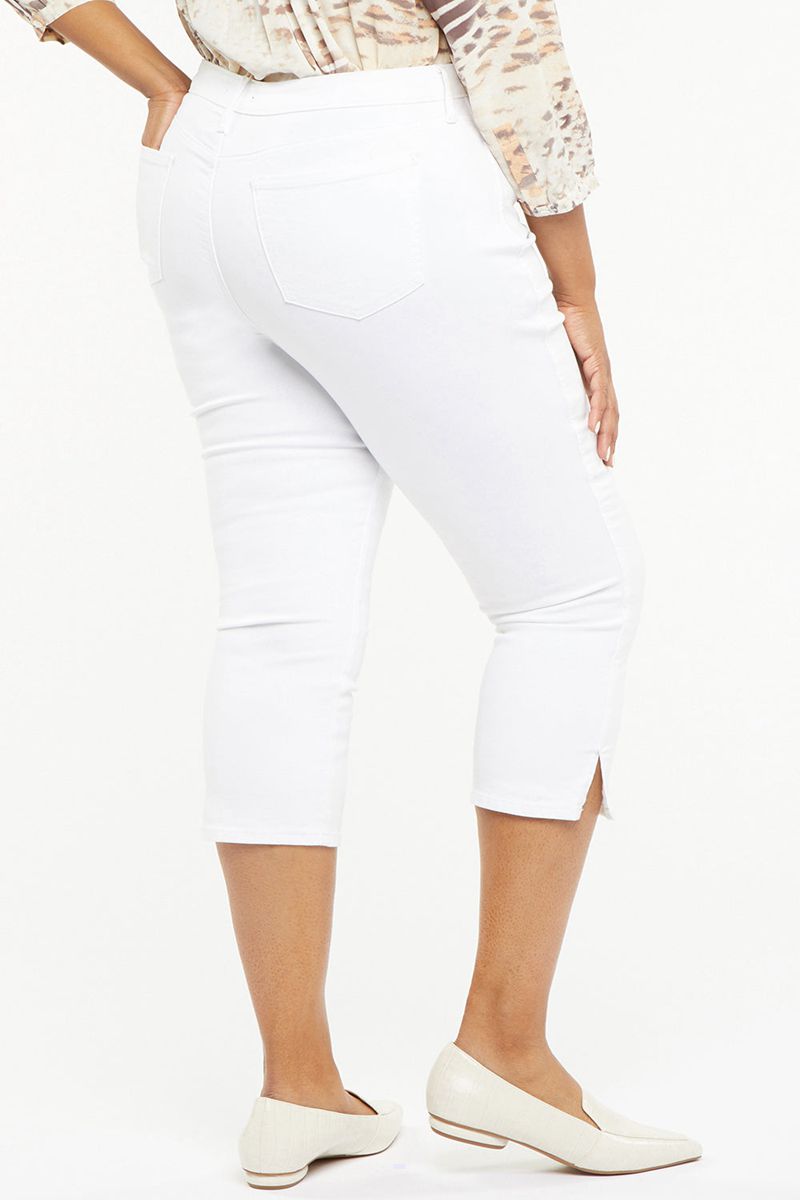 White Women's NYDJ Plus Chloe Capri Jeans | NZ 491DFJQUP