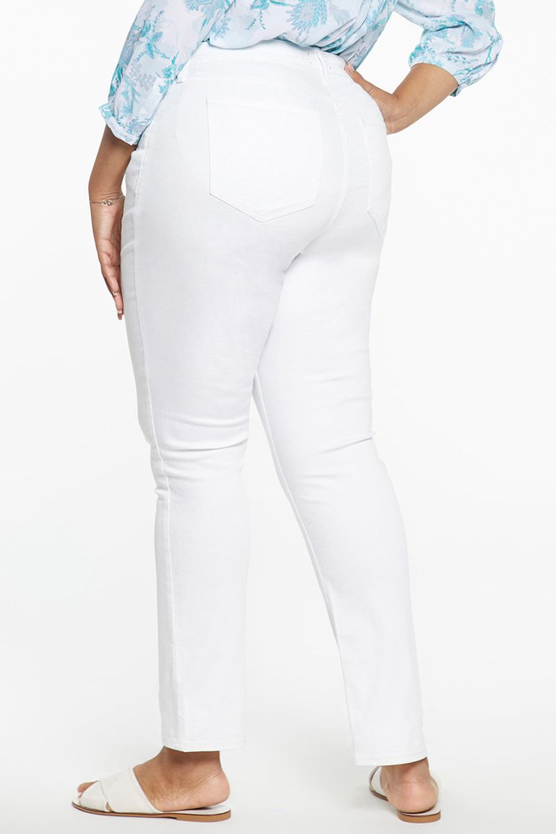 White Women's NYDJ Plus Sheri Slim Jeans | NZ 910KIQOMP