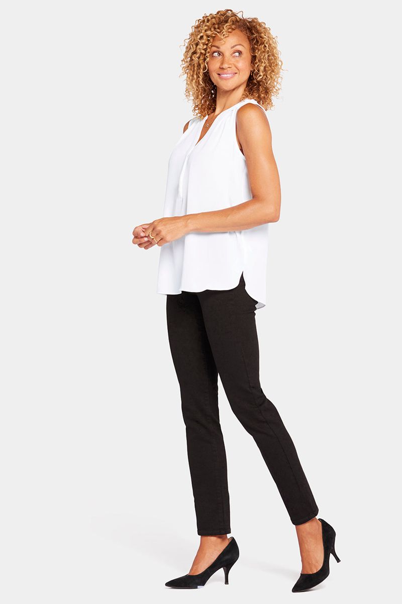 White Women's NYDJ Plus The Sleeveless Perfect Blouse | NZ 712HWAXNB