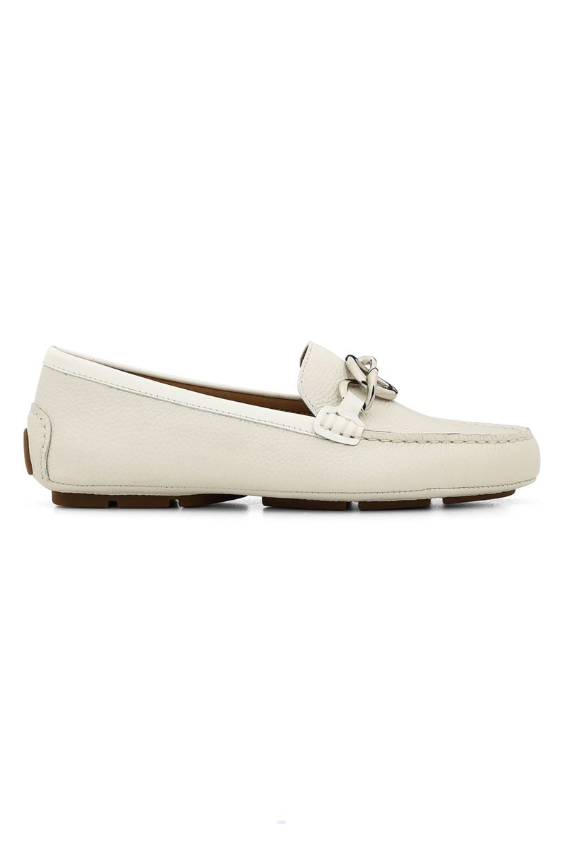 White Women's NYDJ Pose Slip-On Loafers | NZ 168KYJNAG