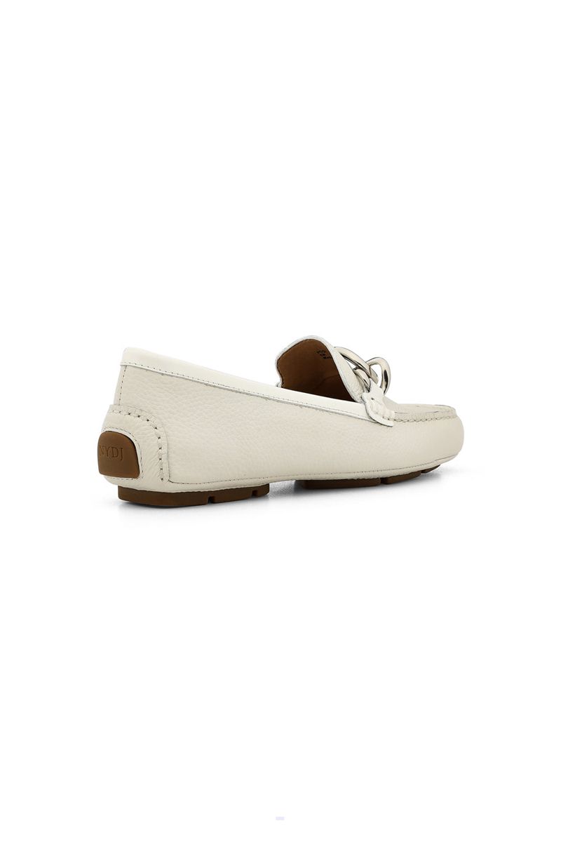 White Women's NYDJ Pose Slip-On Loafers | NZ 168KYJNAG