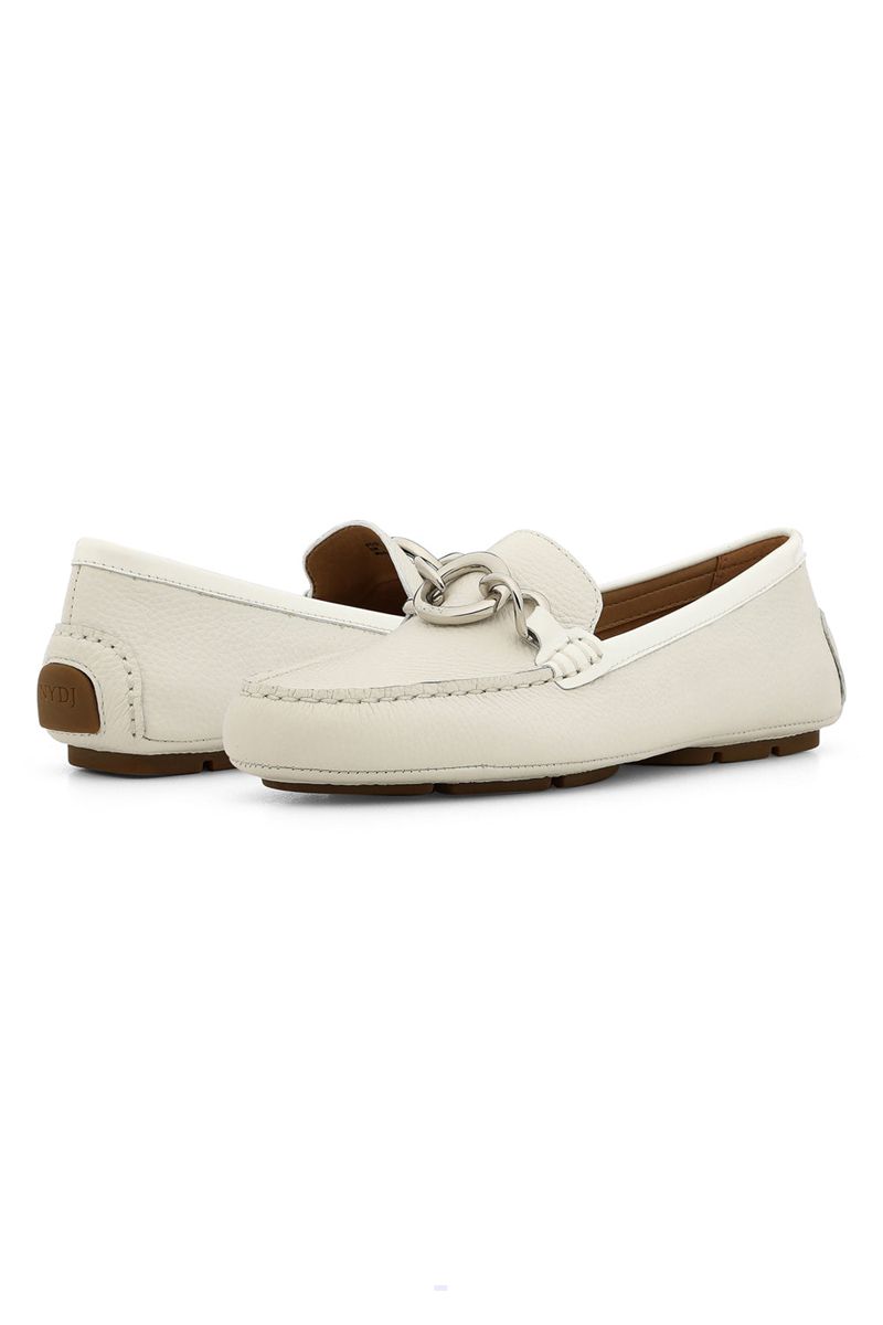 White Women's NYDJ Pose Slip-On Loafers | NZ 168KYJNAG