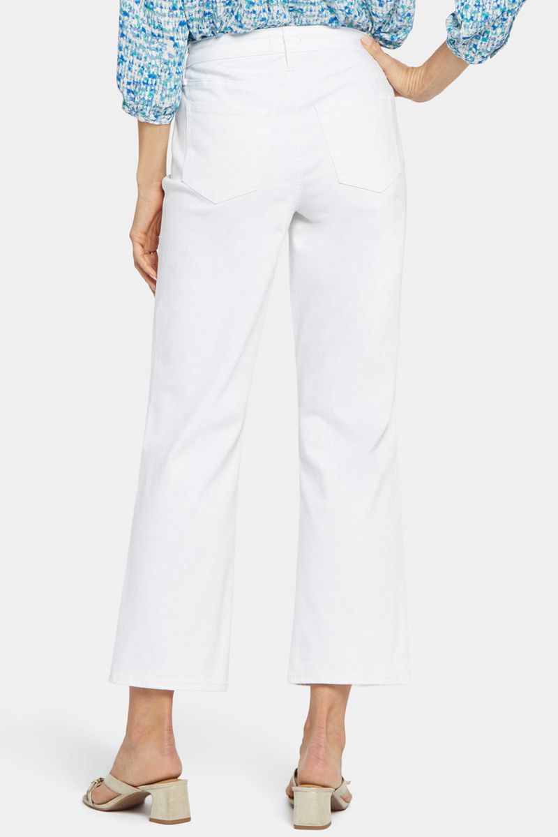 White Women's NYDJ Relaxed Straight Ankle Jeans | NZ 724UNPKHJ