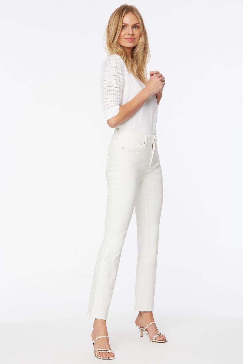 White Women\'s NYDJ Slim Bootcut Ankle Jeans | NZ 791CGZWBO