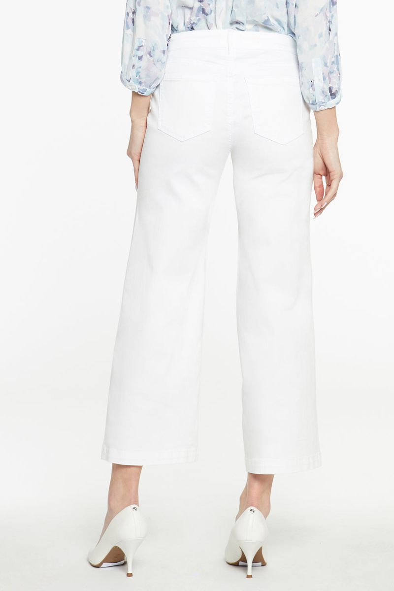 White Women's NYDJ Teresa Wide Leg Ankle Jeans | NZ 158WPYJVC