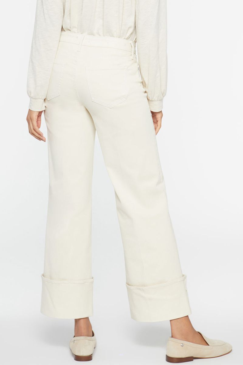 White Women's NYDJ Teresa Wide Leg Jeans | NZ 618KGWOYA