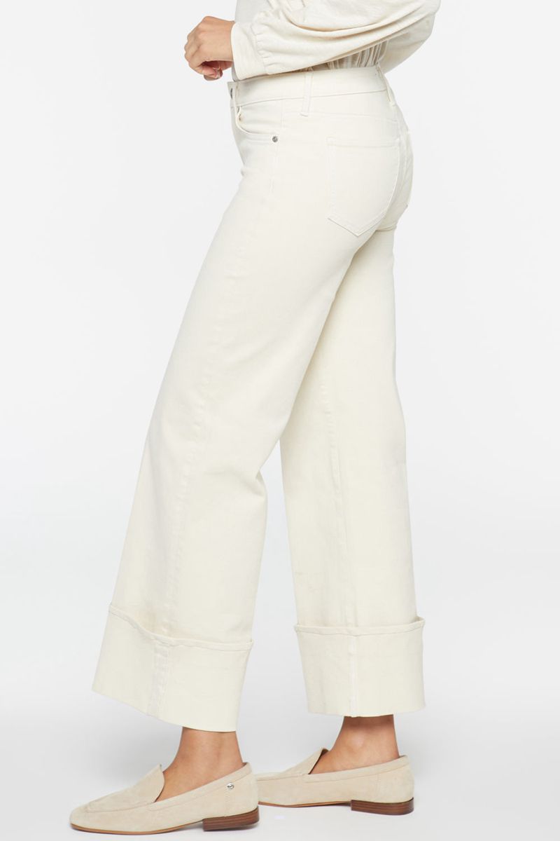 White Women's NYDJ Teresa Wide Leg Jeans | NZ 618KGWOYA