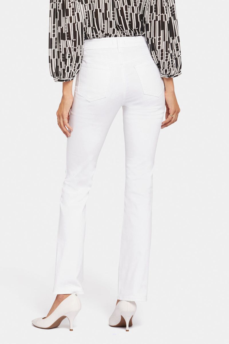 White Women's NYDJ Waist-Match™ Marilyn Straight Jeans | NZ 142HQUVXI