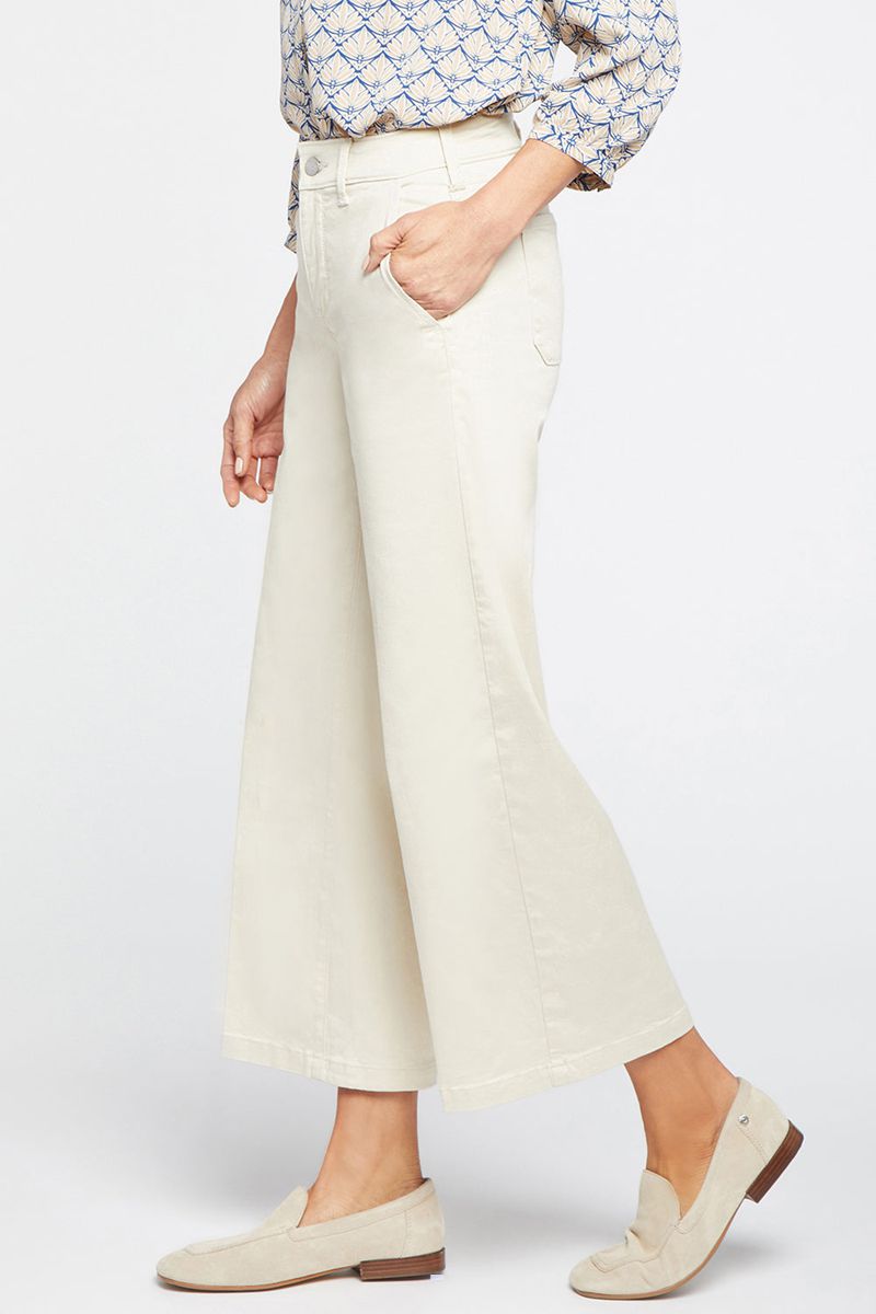 White Women's NYDJ Wide Leg Ankle Pants | NZ 027ZPENUM