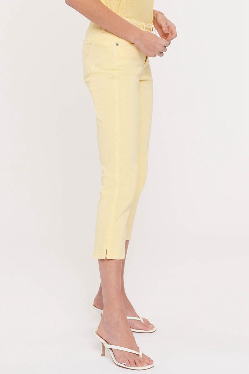 Yellow Women's NYDJ Chloe Capri Jeans | NZ 690MUVYQL