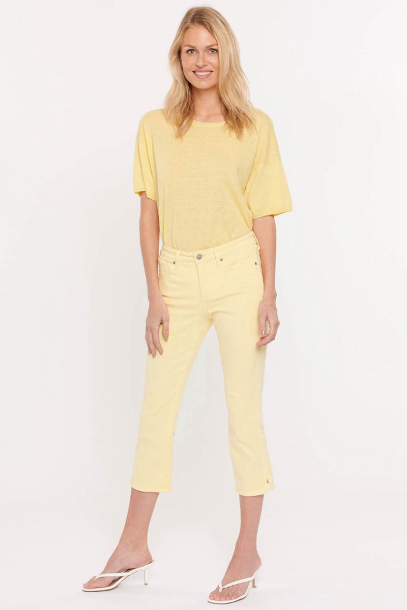 Yellow Women's NYDJ Chloe Capri Jeans | NZ 690MUVYQL