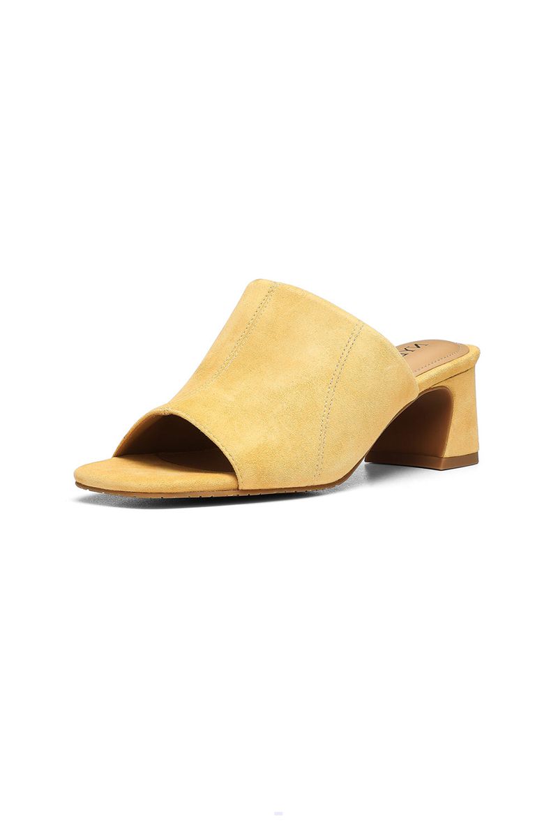 Yellow Women's NYDJ Gwen Mules | NZ 417DGMCJY