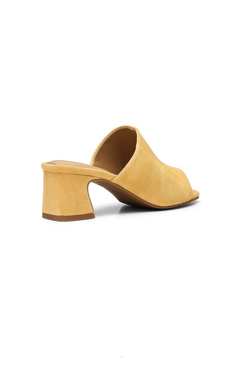 Yellow Women's NYDJ Gwen Mules | NZ 417DGMCJY