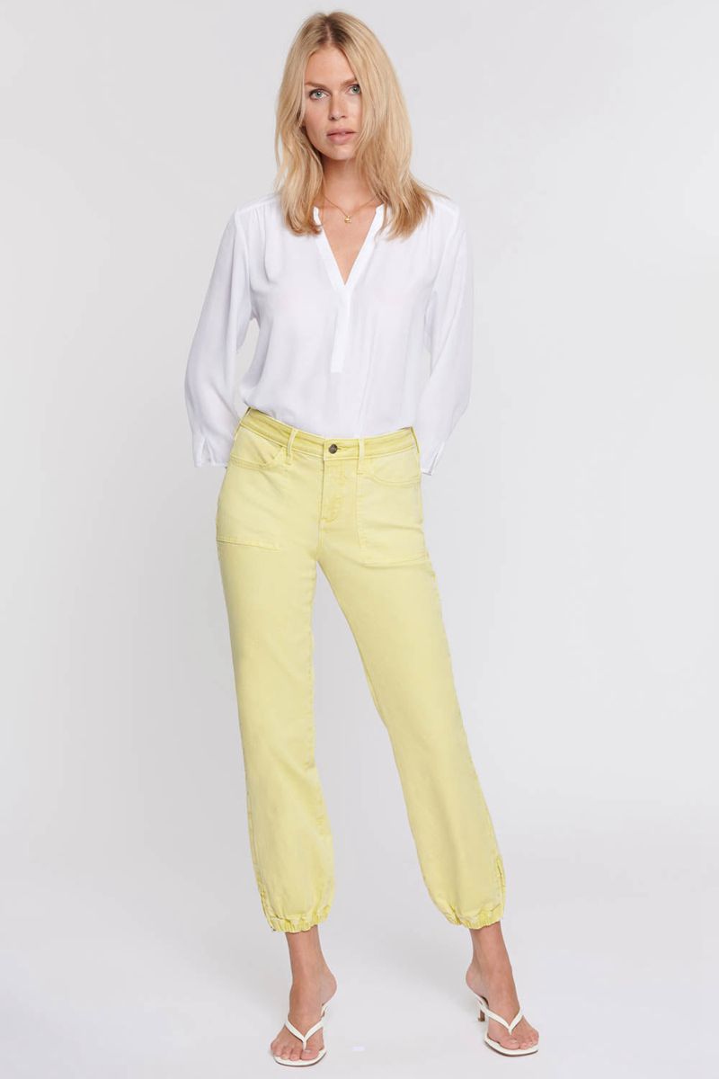 Yellow Women's NYDJ Jogger Ankle Jeans | NZ 276OHBZDT