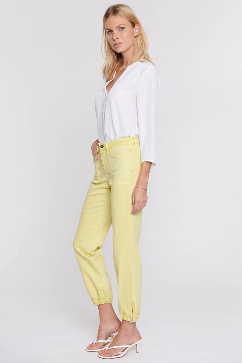 Yellow Women's NYDJ Jogger Ankle Jeans | NZ 276OHBZDT