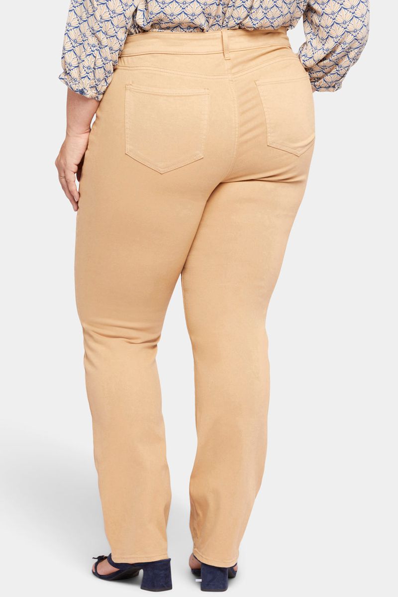 Yellow Women's NYDJ Plus Marilyn Straight Jeans | NZ 804BSFCIV