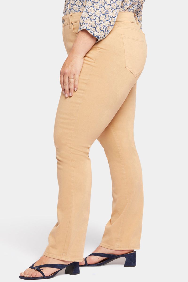 Yellow Women's NYDJ Plus Marilyn Straight Jeans | NZ 804BSFCIV