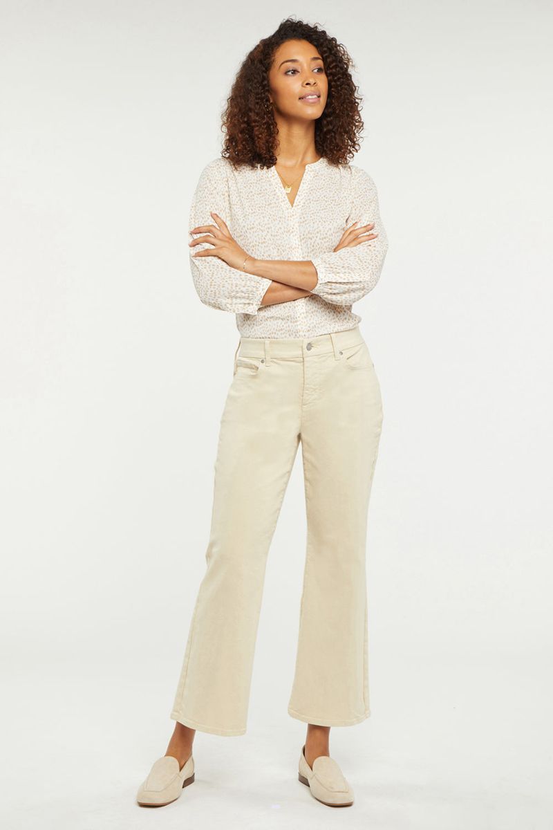 Yellow Women's NYDJ Waist-Match™ Relaxed Flared Jeans | NZ 610ZDWKOB