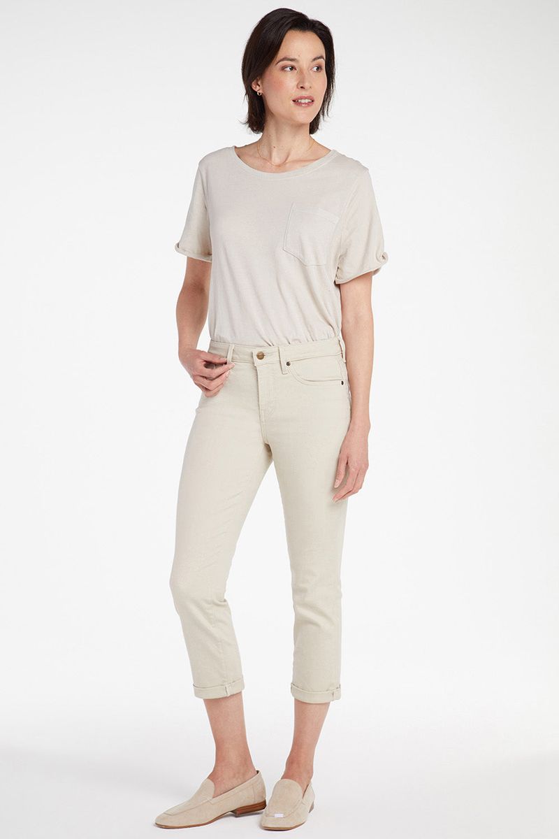 Beige Women's NYDJ Chloe Skinny Capri Jeans | NZ 175ILFZGJ