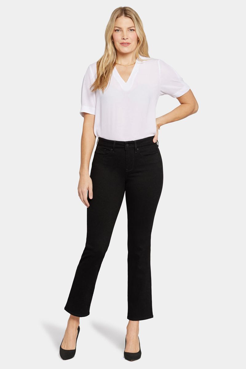 Black Women's NYDJ Ellison Straight Jeans | NZ 916VBCKTD