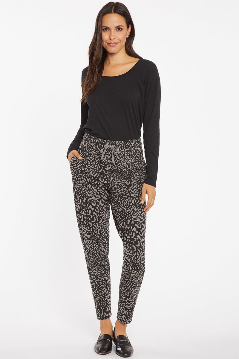 Black Women's NYDJ Slim Jogger Pants | NZ 513WUNZSD